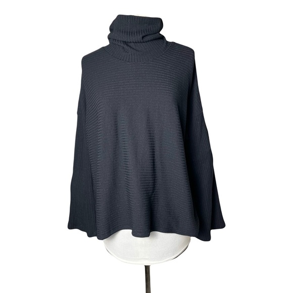 FP Movement by Free People Tops - Free People Movement | Can’t Handle This Black Oversized Turtleneck, Small